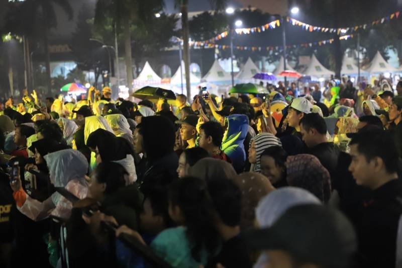 Letto Band Kaget saat Tampil di Festival Budaya Kota Tangerang