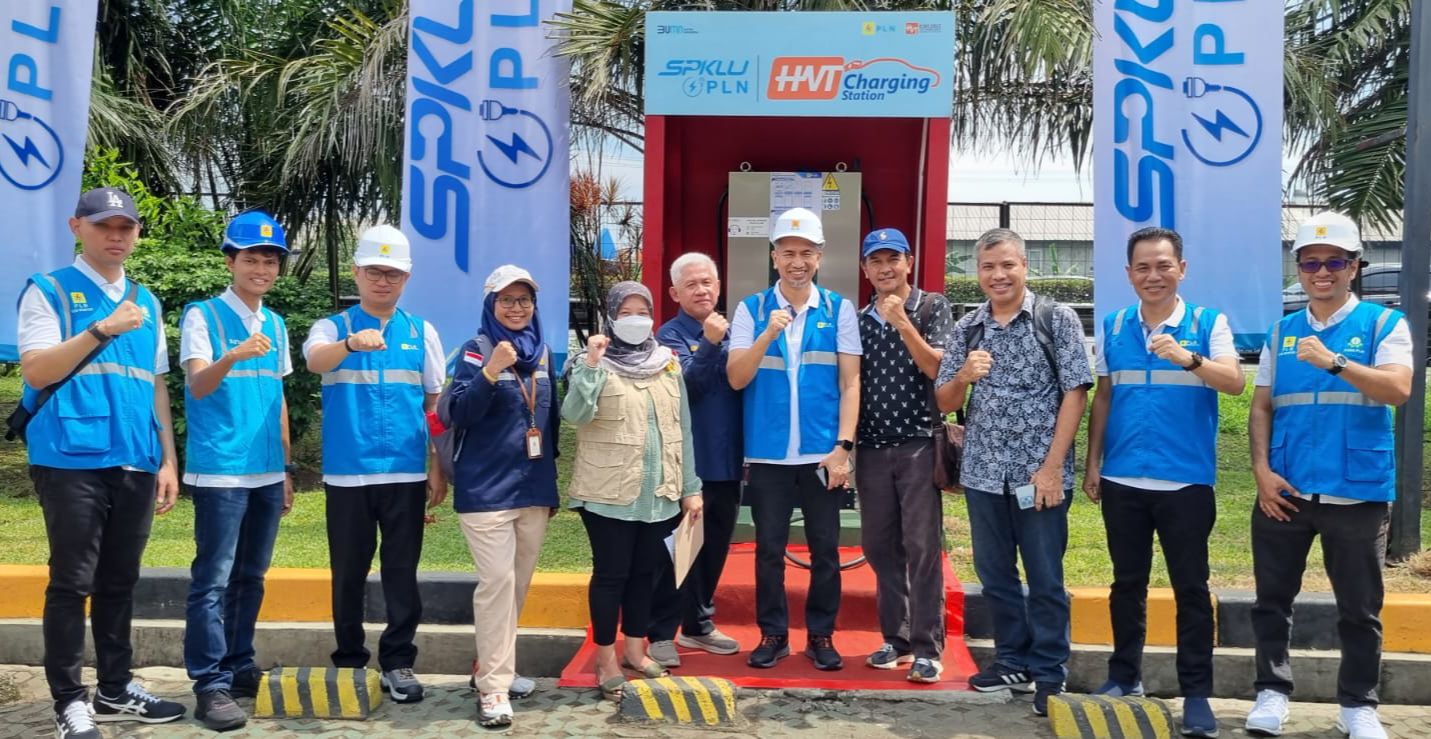 Kolaborasi dengan PLN, Kementerian ESDM Periksa 10 SPKLU di Banten 